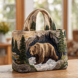 Bear Forest CW1001002CL Quilted Tote Bag