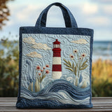 Lighthouse Serenity CW1301020CL Quilted Tote Bag