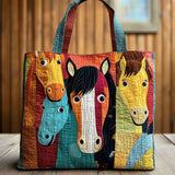 Colorful Colts CP0701042CL Quilted Tote Bag