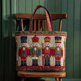 Christmas Nutcrackers XR1710007CL Quilted Tote Bag