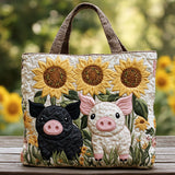 Sunny Pig CW0801021CL Quilted Tote Bag