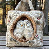 Timber Owls CP0112220CL Quilted Tote Bag