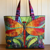 Dragonfly XR2109021CL Quilted Tote Bag