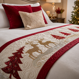 Merry Boughs Quilted Bed Runner NCU0PT9157