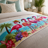 Flamingo Bay Quilted Bed Runner NCU0PT8491