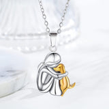 Lucky Necklace with Dog Motif