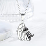 Lucky Necklace with Dog Motif