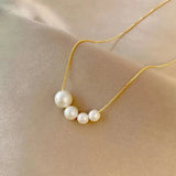 Radiant Golden Freshwater Pearl Necklace