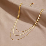 Layered Gold Chain Necklace