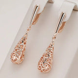 Mandala Pendant Golden Earrings