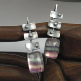 Gradient Silver Earrings