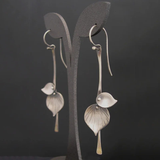 Classic Silver Leaf Earrings