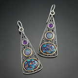 Celestial Bohemian Sterling Silver Earrings