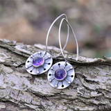 Retro Mauve Earrings