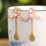 Retro Floral Earrings