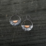 Retro Horizon Solar Earrings