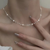 Chic Lustrous Pearl Necklace