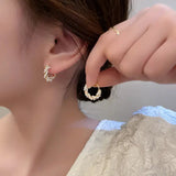 Chic Round Pearl Earrings