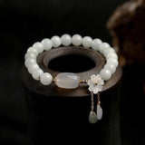 Pearl-Embellished Apatite Bracelet