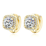 Nadine Earrings – Geometric Square Style