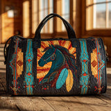 Sunrise Horse Quilted Duffle Bag NCU0XD402