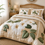 Southern Bloom 3-Piece Quilted Bedding Set NCU0DV3625