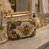 Bee Delight Quilted Makeup Bag NCU0DK10419