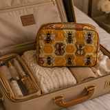 Bee Meadow Quilted Makeup Bag NCU0DK10416