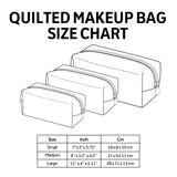Bee Meadow Quilted Makeup Bag NCU0DK10416