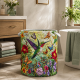 Hummingbird Bliss Quilted Laundry Basket NCU0NNT1417