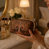 Ancestral Tree Quilted Makeup Bag NCU0DV7889
