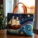 Voyage Of Stars WJ2310414CL Quilted Tote Bag