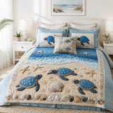 Turtle 3-Piece Quilted Bedding Set NCU0VT68