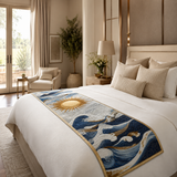 Golden Waves Quilted Bed Runner NCU0NT9945